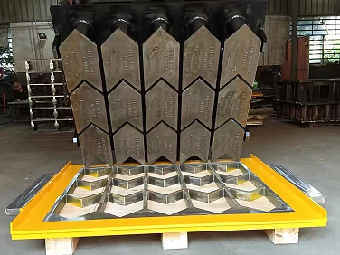 ​UNIK ramper upp hexagonal asfaltutläggsformproduktion som landskapsarkitekter Spec Fler sexsidiga mönster