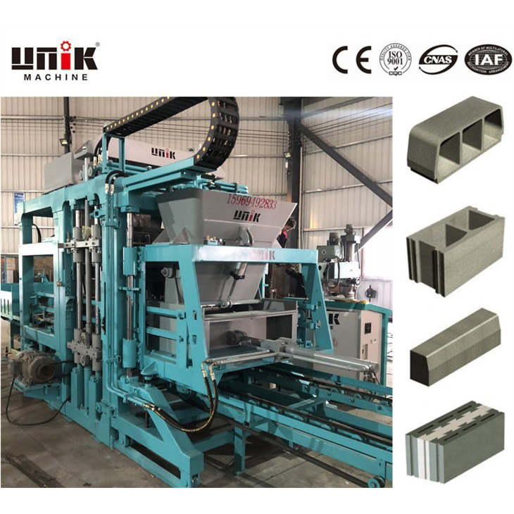 Maskin för tillverkning av betongblock till salu i USA