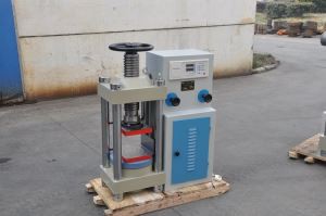 Hydraulisk kompressionshållfasthetstestmaskin för betongblock